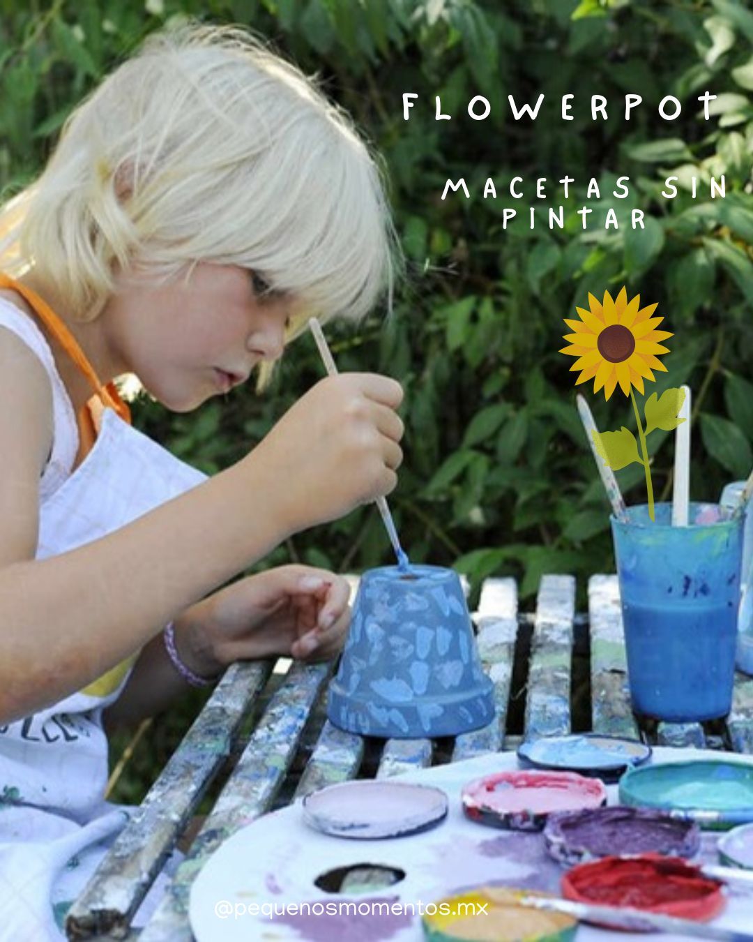 FlowerPot: Actividad Infantil de Decoración y Naturaleza